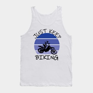 Just Keep Biking Tank Top